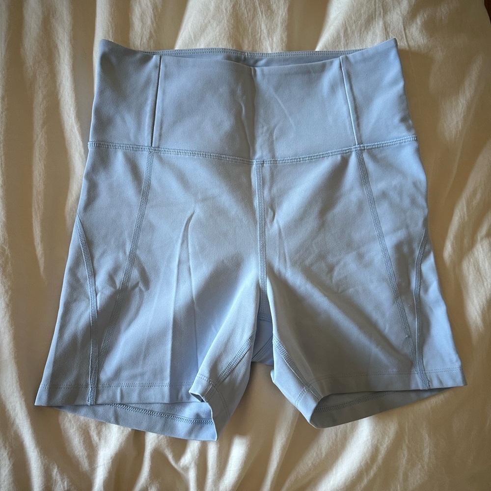 Girlfriend Collective Blue Run Shorts